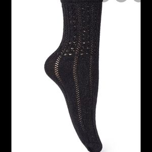 OROBLU Abstract Knit Silken Met Glitter Socks
